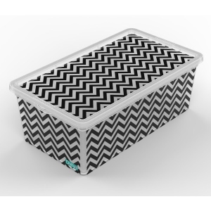 Короб для зберігання Qutu Light Box с/к ZIG ZAG 5 л