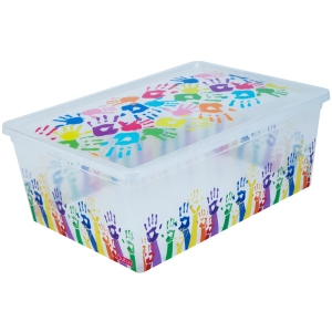 Короб для зберігання Qutu Colored Hands 10 л
