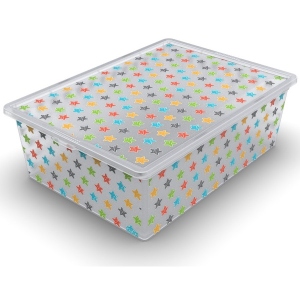 Короб для зберігання Qutu Light Box с/к Colored Stars 25 л