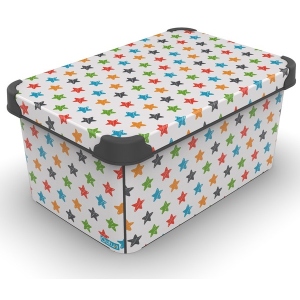 Короб для зберігання Qutu Style Box с/к Colored Stars 10 л