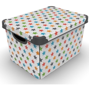 Короб для зберігання Qutu Style Box с/к Colored Stars 20 л