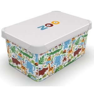 Короб для зберігання Qutu Style Box с/к ZOO 10 л