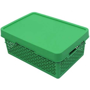 Корзина для зберігання Qutu Q-Basket д/зберігання с/к Green 12 л