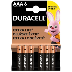 Батарейка тип AAA Duracell MN-2400 (LR-03) 5+1