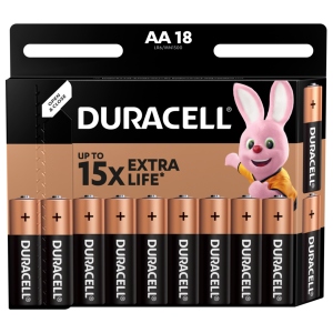 Батарейка тип AA Duracell MN1500 (LR06) 1х18 шт. (5002770)
