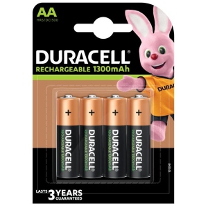 Уцінка - Акумулятор тип AA Duracell HR6 (AA) 1300mAh уп. 4 шт