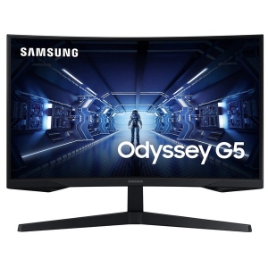 Монітор ігровий Samsung Odyssey G5 (LC27G55TQBIXCI)