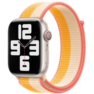 Ремінець для смарт-годинника Apple 41mm Maize/White Sport Loop - Regular (ML2N3ZM/A)