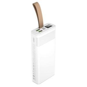 Батарея мобільна XO 20000 mAh PD20W+QC22.5W with light White (PR129)