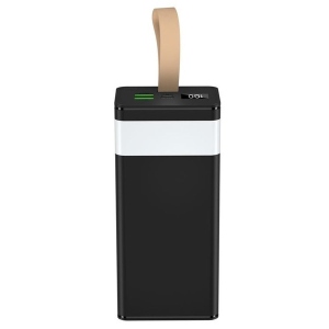Батарея мобільна універсальна XO 40000 mAh PD20W+QC22.5W with light Black (PR130)