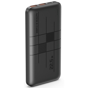 Батарея мобільна XO 10000 mAh PD20W+QC22.5W Black (PR187)