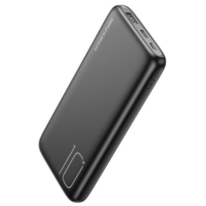 Батарея мобільна XO 10000 mAh Black (PR182)