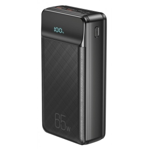 Батарея мобільна XO 30000 mAh PD65W for laptop Black (PR201)