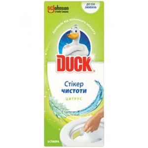 Туалетний блок SC Johnson Duck Cтікер Цитрус 3 шт. (5000204324280)