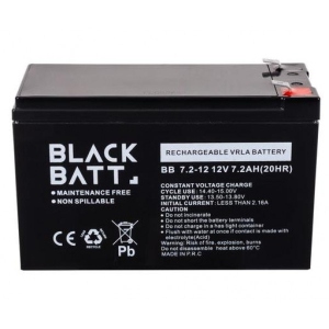 Акумулятор для ДБЖ Blackbatt 12V/7,2Ah AGM