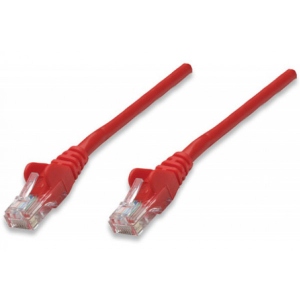 Кабель патч-корд Intellinet UTP Cat.5e 1м Red (318952)