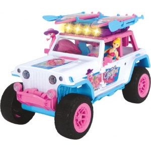 Автотранспорт DICKIE TOYS Дівочий стиль. Фламігно з позашляховиком, Н. і св. еф., фігуркою і 20 акс. д. 22см, 3+ (318 5000)