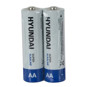Батарейка тип AA Hyundai LR6 AA Shrink 2 Alkaline (HT7006003)