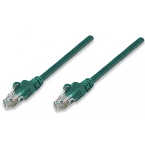 Кабель патч-корд Intellinet UTP Cat.5e 7.5м Green (319881)