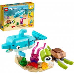 Уцінка - Конструктор LEGO Creator Дельфін і черепаха (31128) #