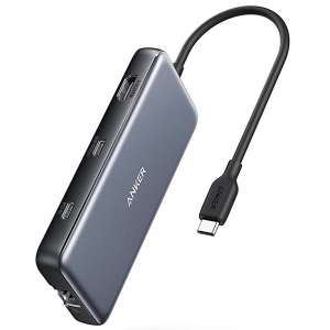 Хаб USB Anker 555 PowerExpand 8-in-1 100W PD 10Gbps USB-C (A83830A3)
