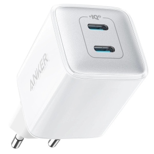 Мережевий зарядний пристрій Anker PowerPort 521 Nano Pro-40W 2xUSB-C PIQ3.0 (A2038G21)
