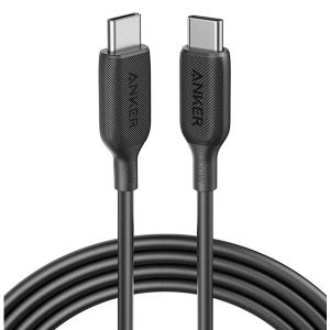 Кабель синхронізації даних Anker PowerLine III USB-C to USB-C 100W 1.8m Black (A8856H11)