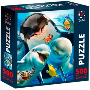Пазли картонні (8 +) De.tail «Ocean Selfie»  (500 елем.)(DT500-04) купити в Києві