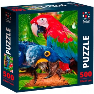 Пазли картонні (8 +) De.tail «Parrots» (500 елем.) (DT500-01)