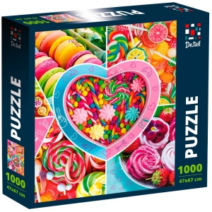 Пазли картонні (8 +) De.tail «Sweet delicacies» (1000 елем.) (DT1000-02)
