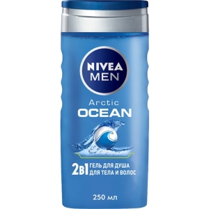 Гель для душа NIVEA ARCTIC OCEAN 2в1 для тіла і волосся чол. 250мл