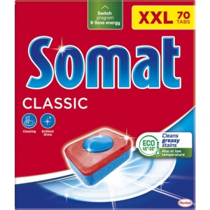 Таблетка для посудомийної машини Somat Classic 70 шт