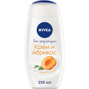 Гель для душа NIVEA Молоко та Абрикосжін. 250мл
