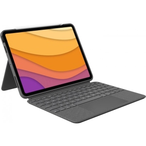 порівняти ціни на Чохол-клавіатура для планшета Logitech Combo Touch for iPad Air 4th 5th Oxford Grey UA (920-010272)