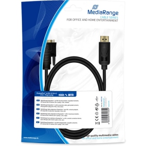 порівняти ціни на Кабель MediaRange Display Port to DVI 2.0m (MRCS199)