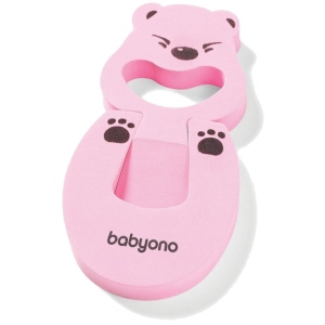 Блокіратор для дверей BabyOno Ведмедик, рожевий (947/01)