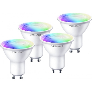 Розумна лампа Yeelight GU10 Smart Bulb W1 Multicolor 4-pack (YLDP004-A)
