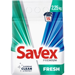 Пральний порошок SAVEX Premium Fresh automat 2.25 кг (3800024047909)