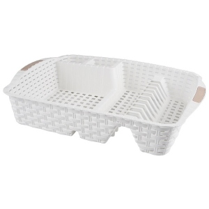 замовити Сушка для посуду VIOLET HOUSE 0757 Роттанг White сушка д/пос. 48x37.5x9 см