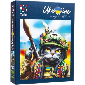 Пазли картонні (8 +) De.tail "Cat grenade launcher" (DT1000-08)