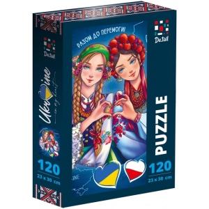 Пазли картонні (8 +) De.tail "Poland&Ukraine" (DT100-16)