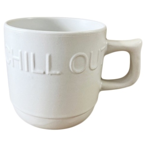Чашка Limited Edition CHILLOUT 240 мл White (YF6034-1)
