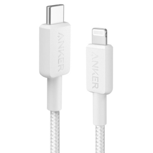 Кабель синхронізації даних Anker 322 USB-C to Lightning 0.9m Nylon (A81B5H21)