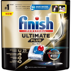 Таблетка для посудомийної машини Finish Ultimate Plus All in 1, 25 шт