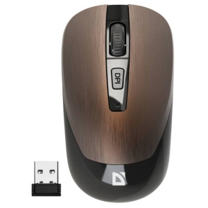 Миша бездротова Defender Wave MM-995 Bronze ((52992))