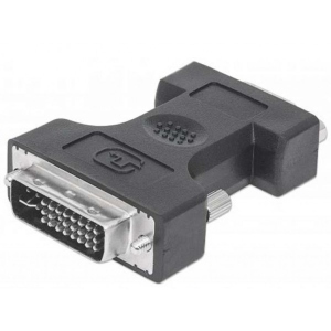 асортимент Перехідник Manhattan DVI 29M -> VGA 15F (328883)