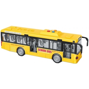 Наземна спецтехніка DIY TOYS Автобус шкільний інерційний зі світл. та муз. еф. (CJ-4007550)