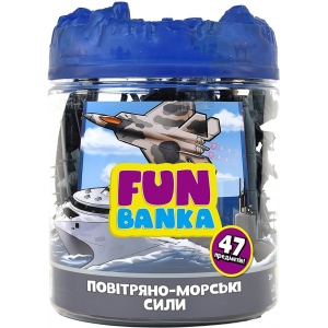 Набір ігрових фігурок FUN BANKA ПОВІТРЯНО-МОРСЬКІ СИЛИ (320001-UA)