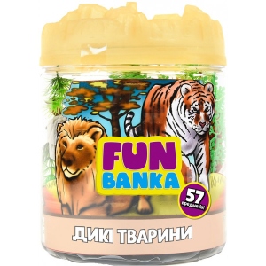 Набір ігрових фігурок FUN BANKA ДИКІ ТВАРИННІ (320063-UA)