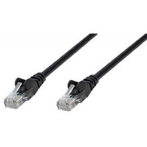 Кабель патч-корд Intellinet UTP Cat.5e  1м Black (320740) фірмовий сайт